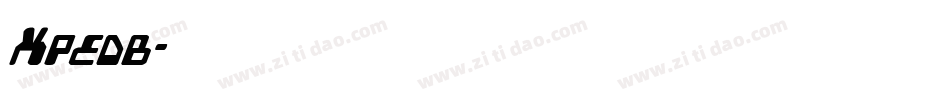 Xpedb字体转换
