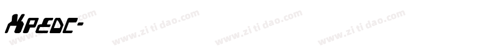 Xpedc字体转换