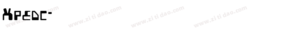 Xpedc字体转换