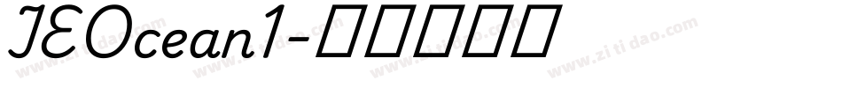 IEOcean1字体转换