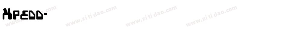 Xpedd字体转换