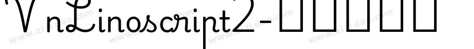 VnLinoscript2字体转换