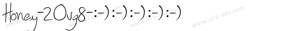 Honey-2Ovg8字体转换