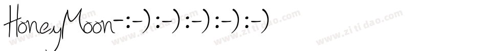 HoneyMoon字体转换