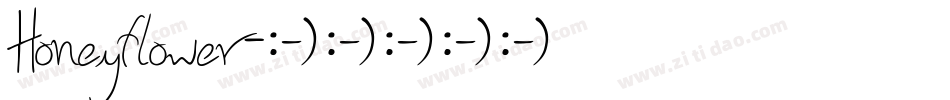 Honeyflower字体转换
