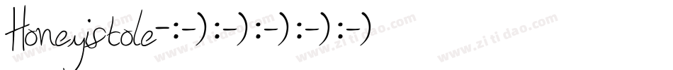 Honeyistole字体转换