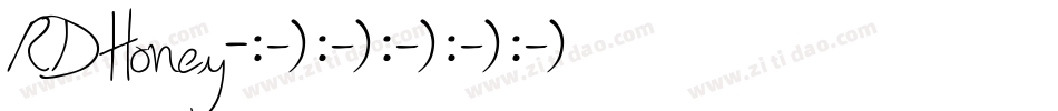 RDHoney字体转换