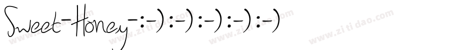 Sweet-Honey字体转换
