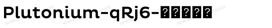 Plutonium-qRj6字体转换