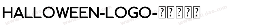 Halloween-Logo字体转换