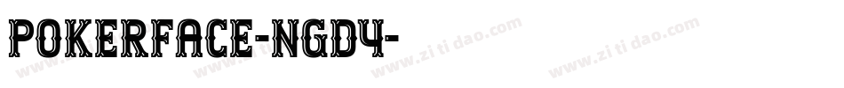 Pokerface-nGd4字体转换