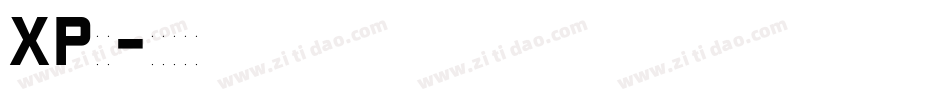 XP黑体字体转换