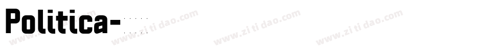 Politica字体转换
