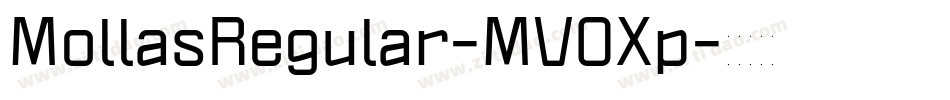 MollasRegular-MVOXp字体转换
