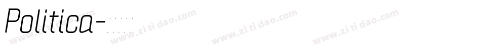 Politica字体转换