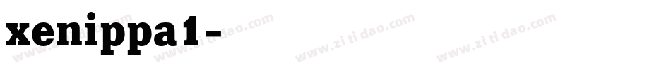 xenippa1字体转换