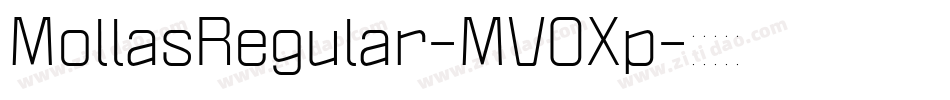 MollasRegular-MVOXp字体转换