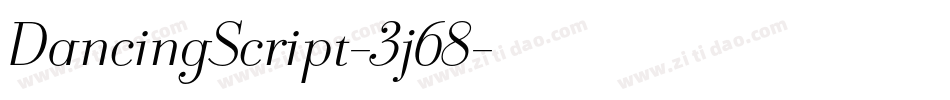 DancingScript-3j68字体转换