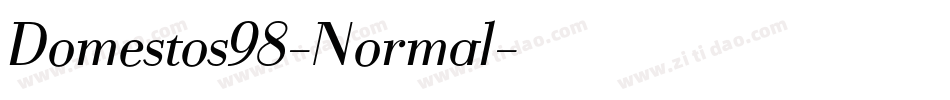 Domestos98-Normal字体转换