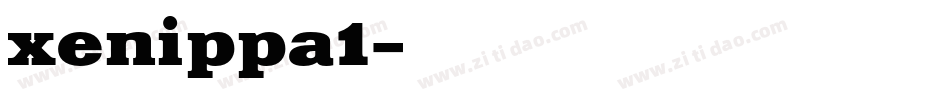 xenippa1字体转换