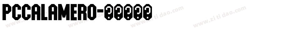 PCCalamero字体转换
