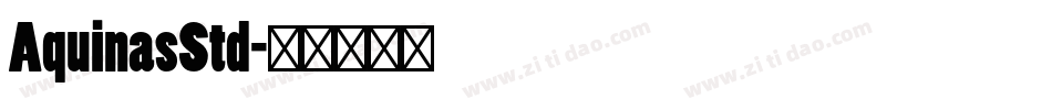 AquinasStd字体转换