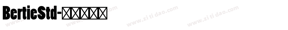 BertieStd字体转换