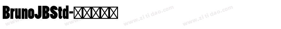BrunoJBStd字体转换