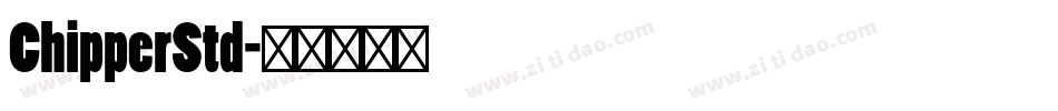 ChipperStd字体转换