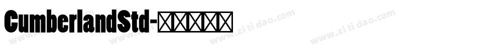 CumberlandStd字体转换