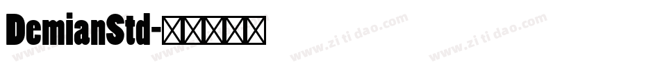 DemianStd字体转换