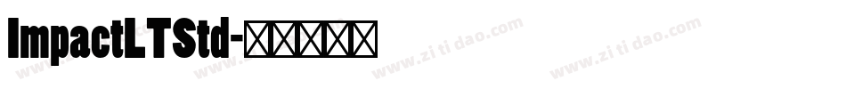 ImpactLTStd字体转换