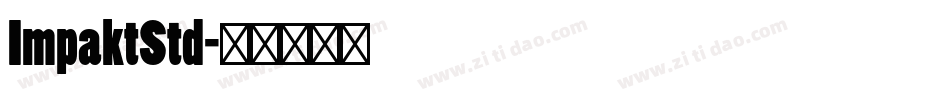 ImpaktStd字体转换