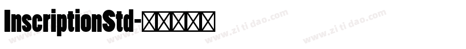 InscriptionStd字体转换