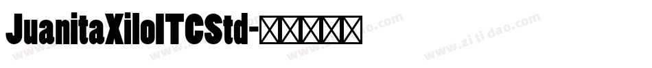 JuanitaXiloITCStd字体转换