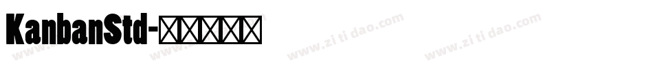 KanbanStd字体转换