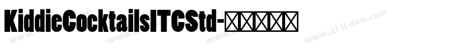 KiddieCocktailsITCStd字体转换