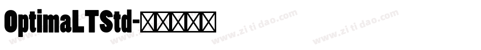 OptimaLTStd字体转换