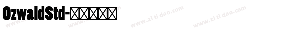 OzwaldStd字体转换
