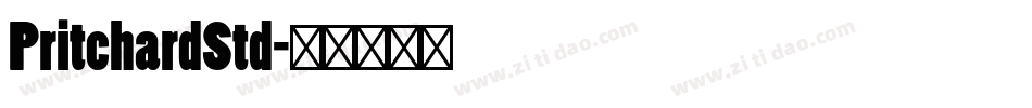 PritchardStd字体转换