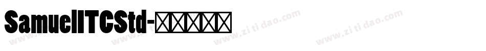 SamuelITCStd字体转换