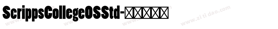 ScrippsCollegeOSStd字体转换
