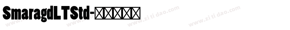SmaragdLTStd字体转换