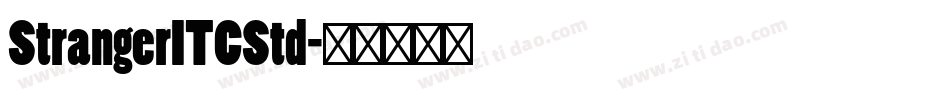 StrangerITCStd字体转换