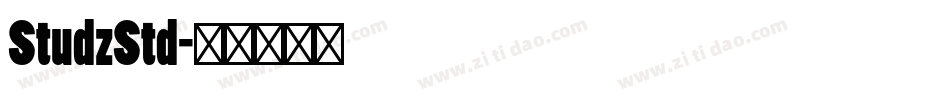 StudzStd字体转换