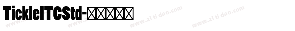 TickleITCStd字体转换