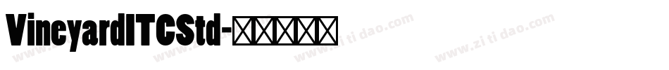 VineyardITCStd字体转换