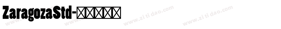ZaragozaStd字体转换