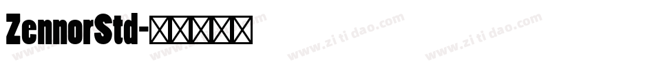 ZennorStd字体转换