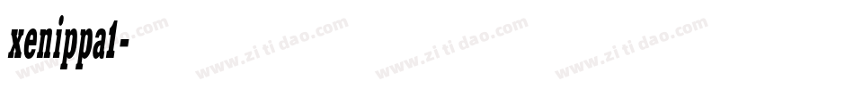 xenippa1字体转换